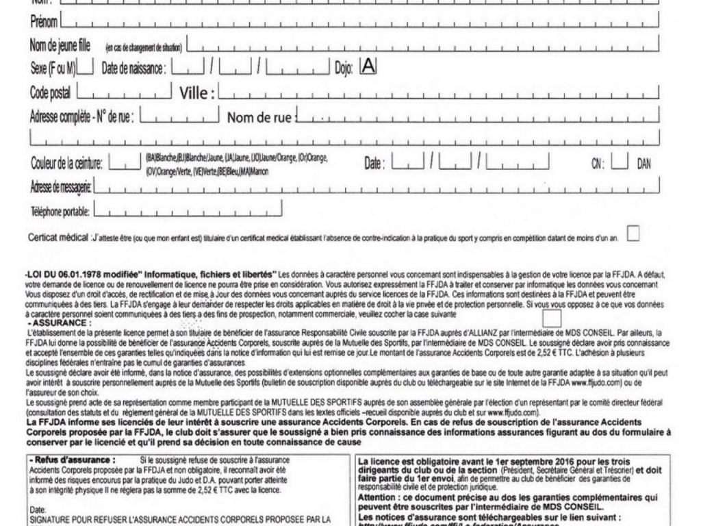 Image de l'actu 'COMMENT PRENDRE SA LICENCE SUR LE SITE DE LA FFJDA'
